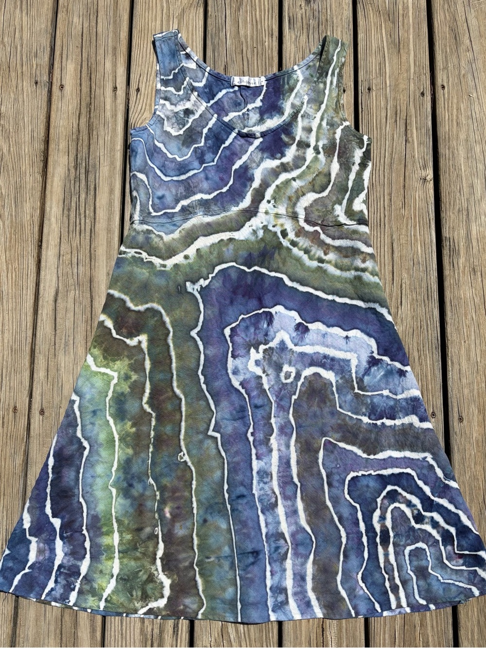 cut loose Ice Dyed Midi Tank Dress